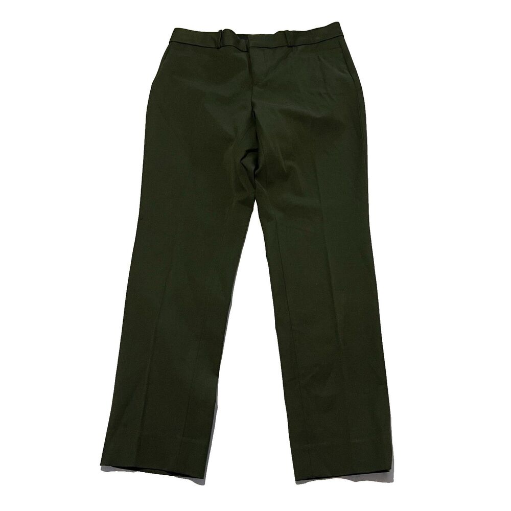 Banana Republic Sloan Curvy Fit Slim Ankle Mid Rise Pants Size 6 NWT Green